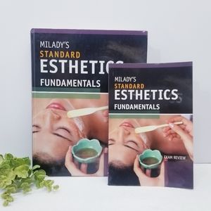 Milady Standard Esthetics Fundamentals TEXTBOOK and EXam Review